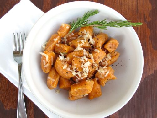 Sweet Potato Gnocchi in Rosemary Butter