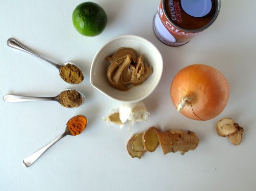 Ingredients for Easy Thai Peanut Curry