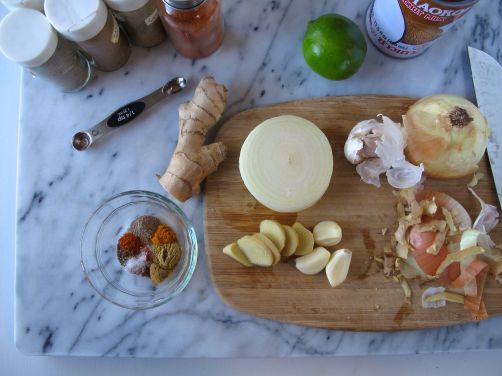 Ingredients for Easy Indian Chicken Curry