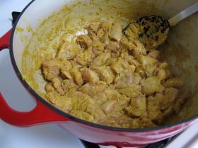 Making Easy Indian Chicken Curry